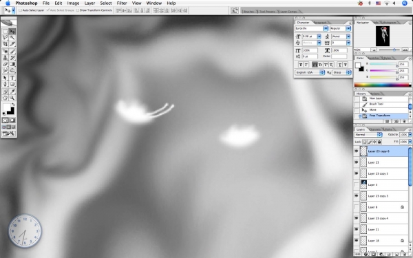 Creation of Smoky Women: Step 20